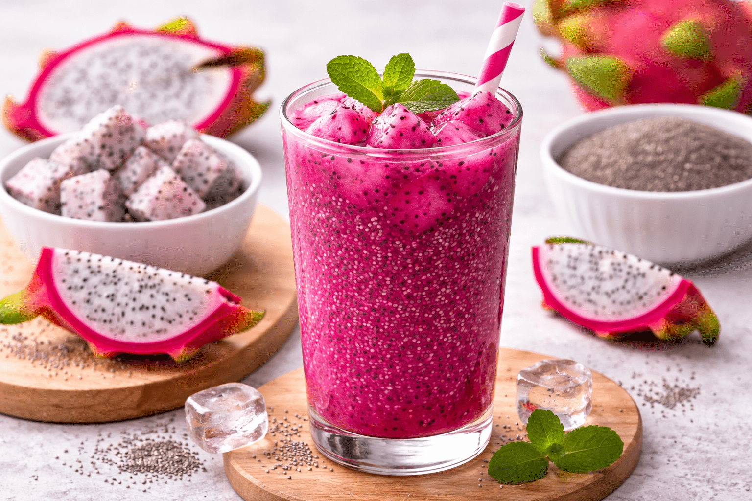 jus buah naga chia