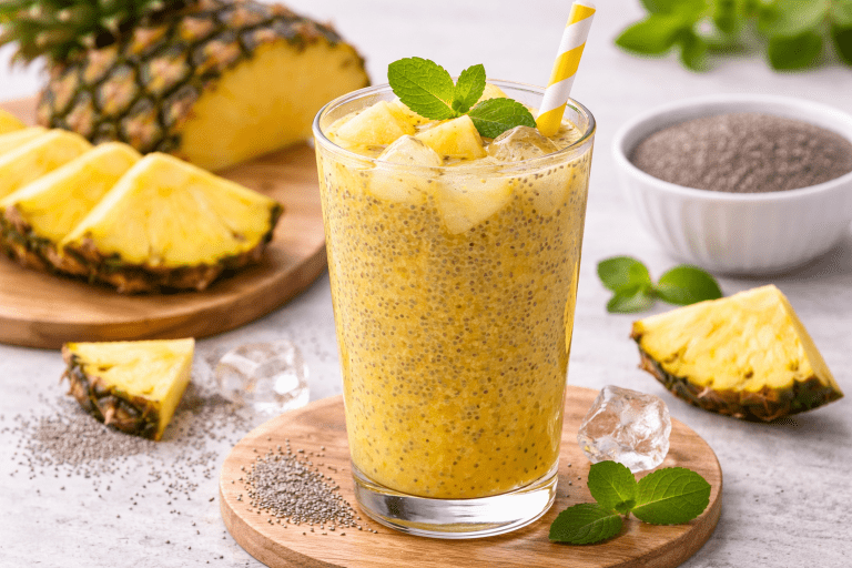 jus nanas chia
