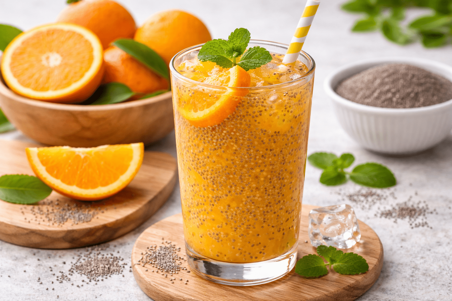 jus oren chia