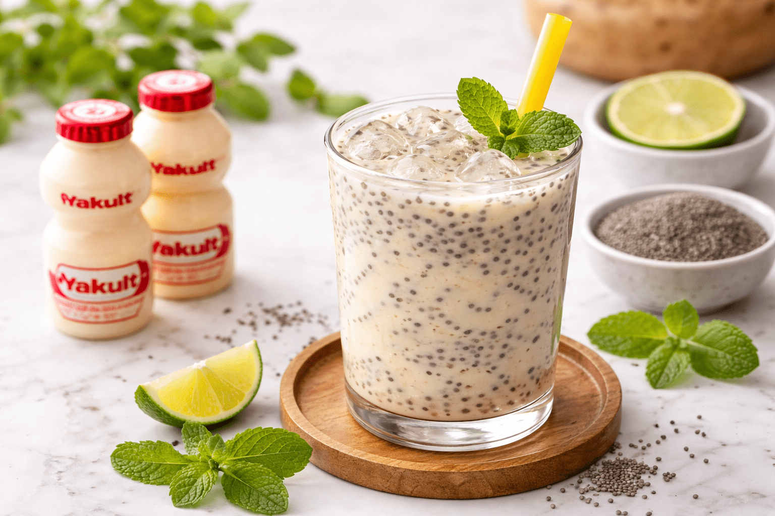 yakult + chia